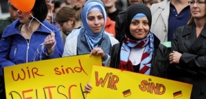 Proteste gegen Demonstration von Pro NRW in Solingen